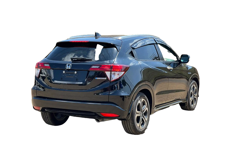 Honda Vezel Car Hire in Kenya _ Comfortable Self-Drive SUV Rental reverse